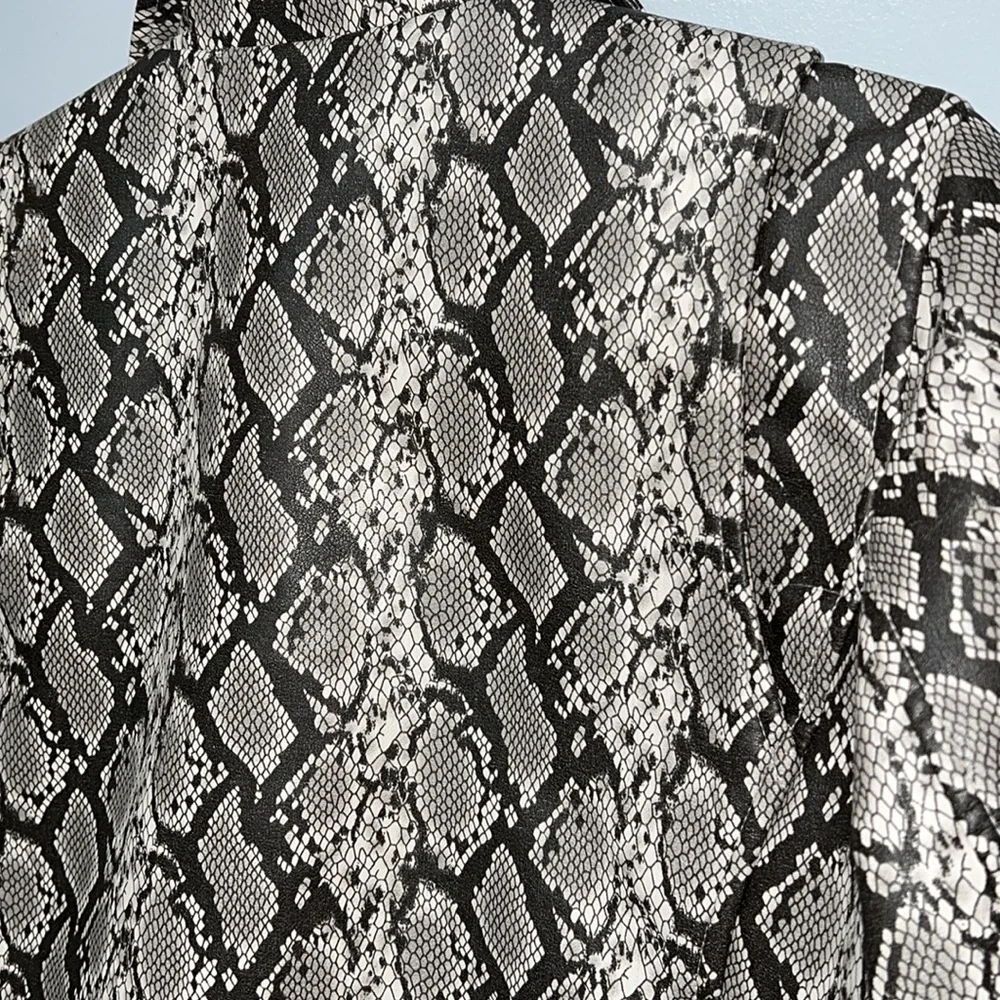 BLANKNYC faux snakeskin moto jacket - Picture 11 of 12